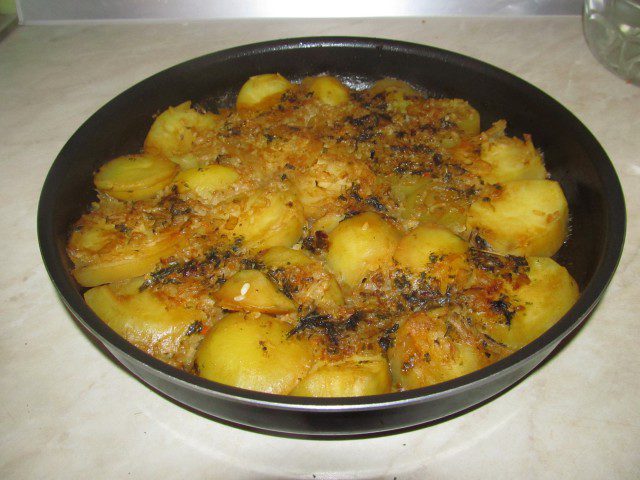 New Potatoes in the Oven with Mustard