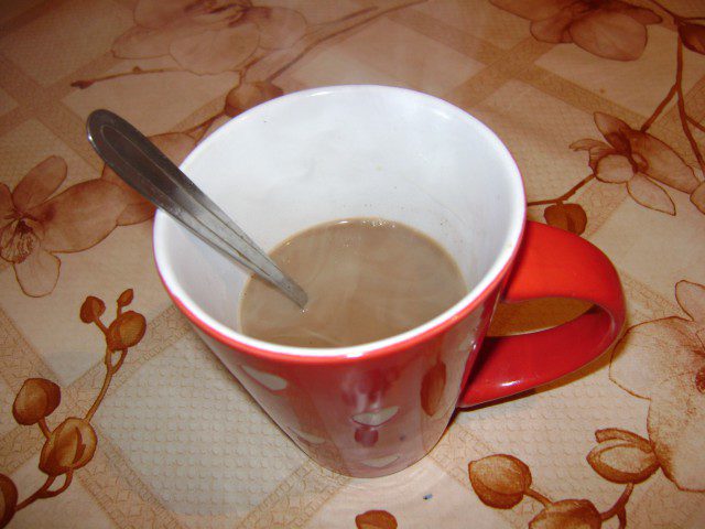 Coffee with Milk and Cinnamon