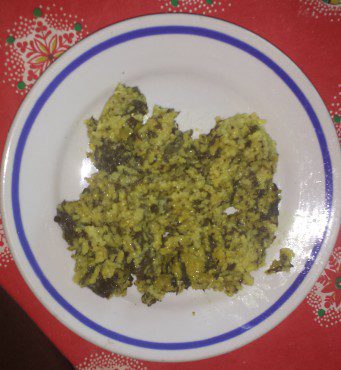 Rice with Spinach