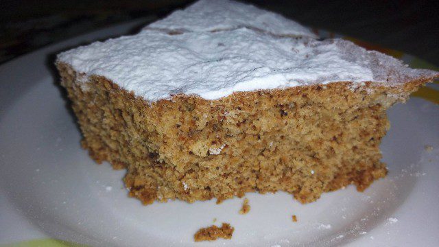 Honey Cake with Walnuts and Coffee
