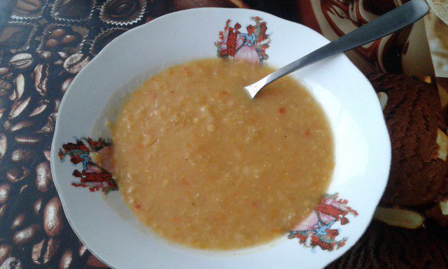 Lean Red Lentils with Red Onions