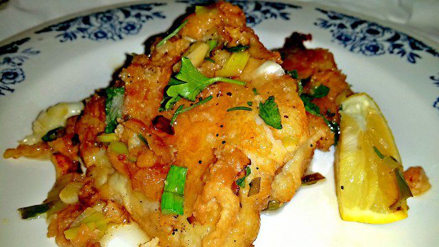 Fish Fillets with White Wine