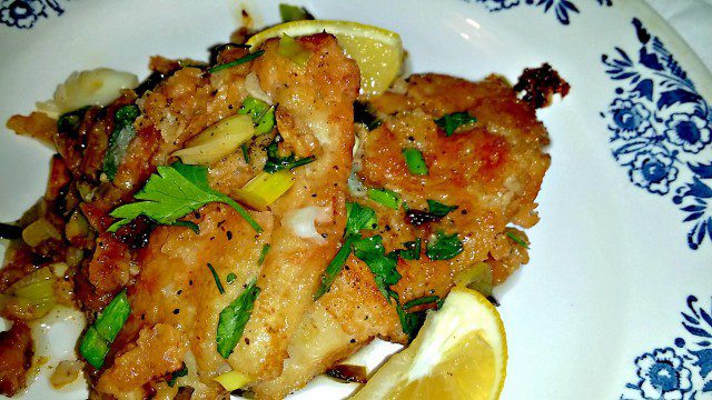 Fish Fillets with White Wine