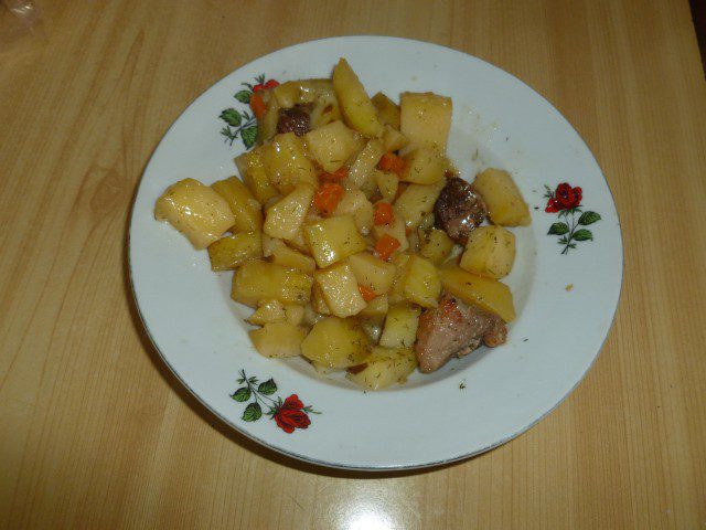 Pork with Potatoes in the Oven
