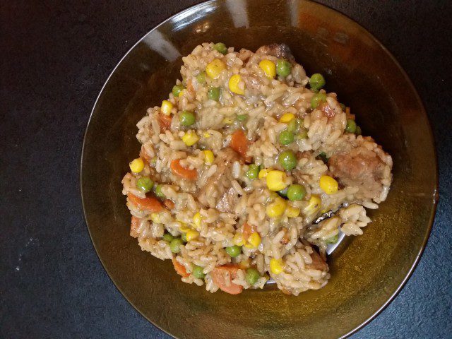 Risotto with Pork and Vegetables