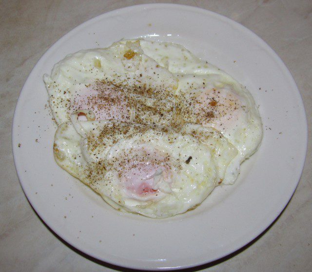 Eggs Sunny Side Up with Exotic Spices