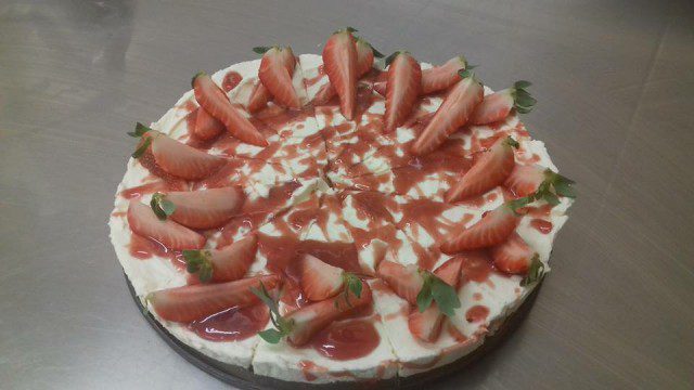 Strawberry Cheesecake with Mascarpone