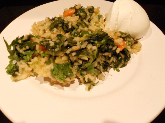 Lean Spinach with Rice
