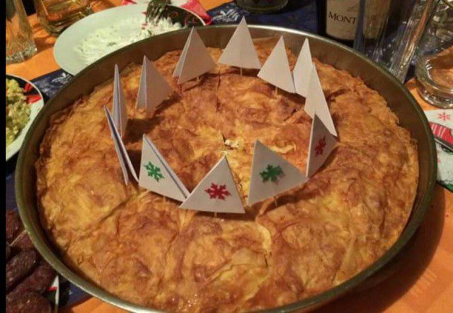 New Year's Phyllo Pastry with Fortunes