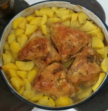 Chicken with Potatoes in the Oven
