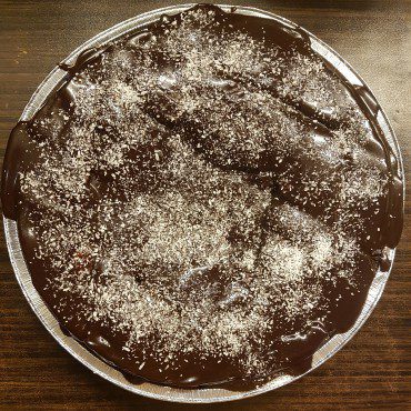Brownie Cake with a Glaze