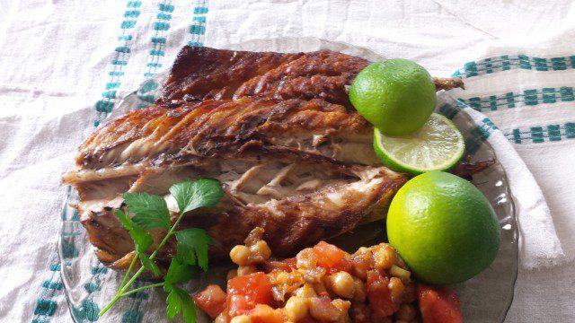 Grilled Mackerel with Lime