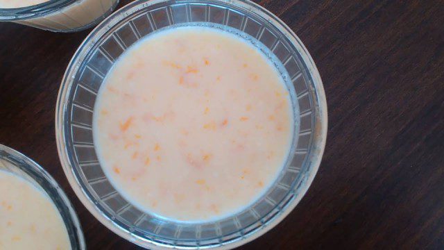Orange Cream with Yoghurt