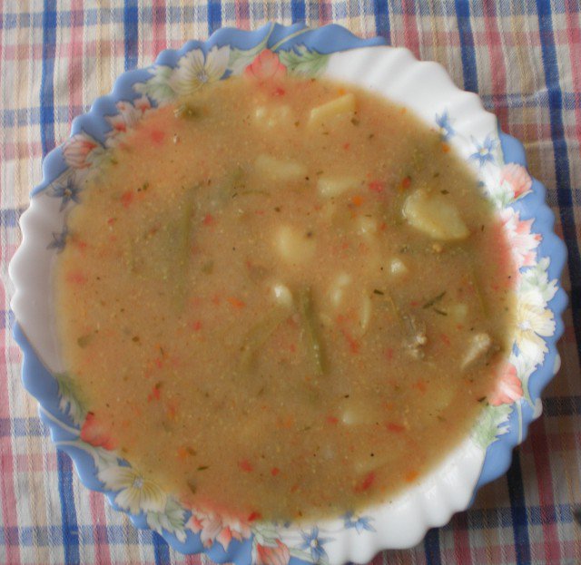 Green Beans and Potato Soup