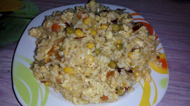 Chinese-Style Rice with Veggies