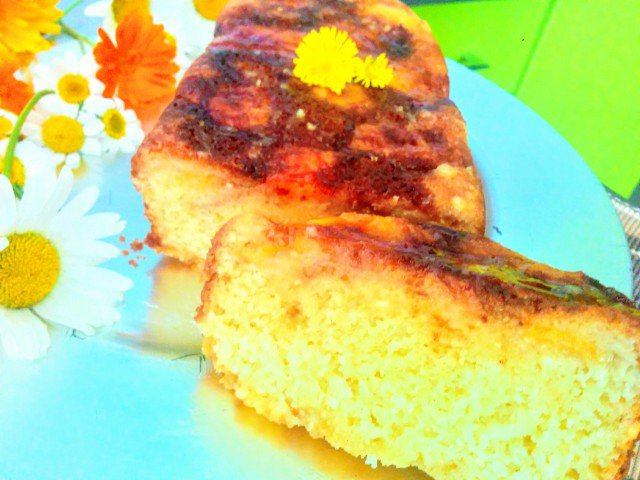 Cottage Cheese and Apricot Cake