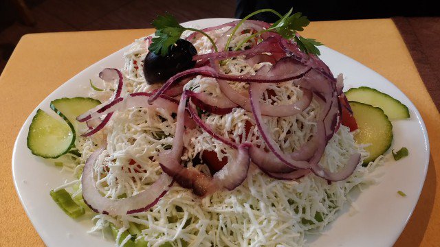 Shopska Salad with Peppers
