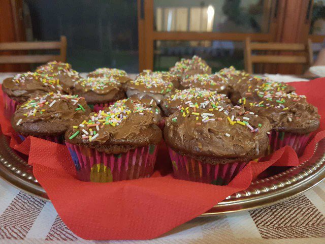Muffins with Liquid Chocolate