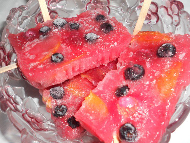 Fruit Ice Cream Popsicles