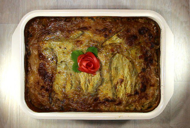 Meatless Greek Moussaka with Eggplants and Zucchini