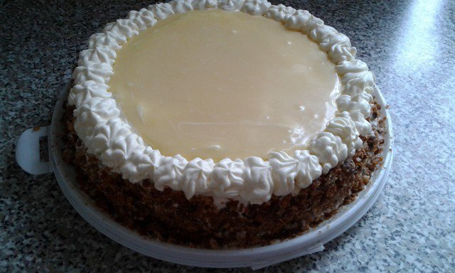 White Sunday Homemade Cake
