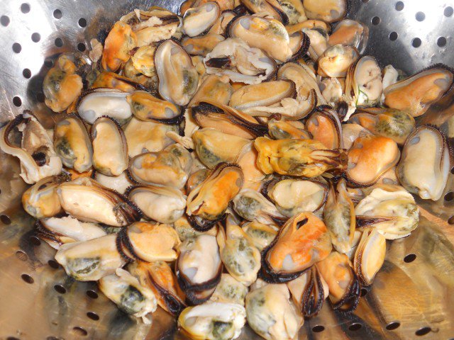 Mussels in Brine in a Jar