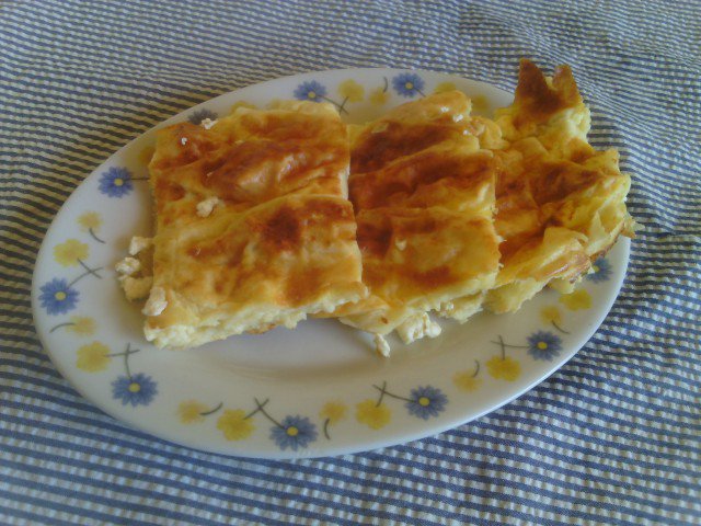 Phyllo Pastry Burek with Feta Cheese