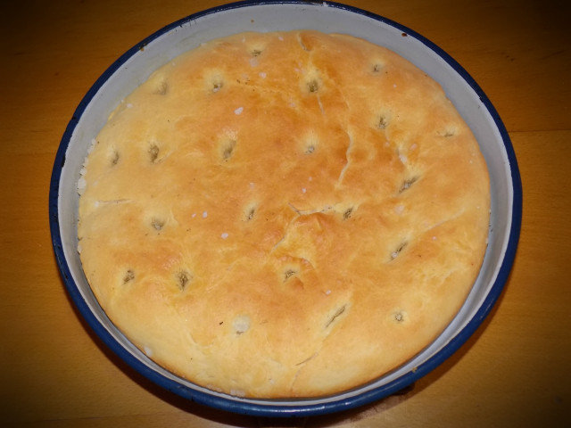 Focaccia with Rosemary and Sea Salt