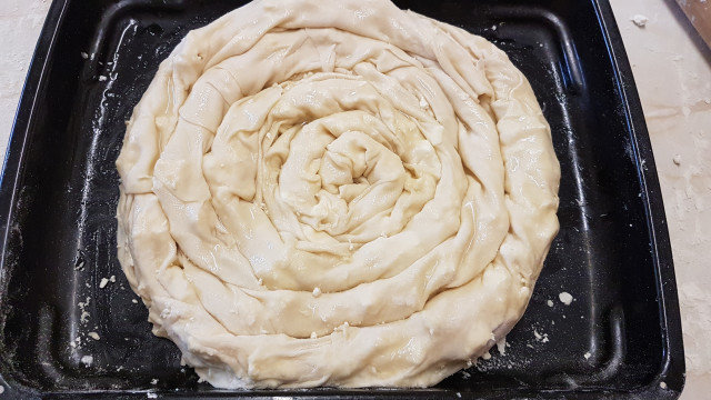 Rolled Out Phyllo Pastry Without Yeast
