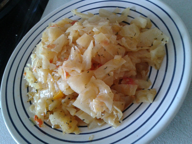 Cabbage in a Pressure Cooker