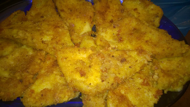 Crumbed Cheese with Breadcrumbs