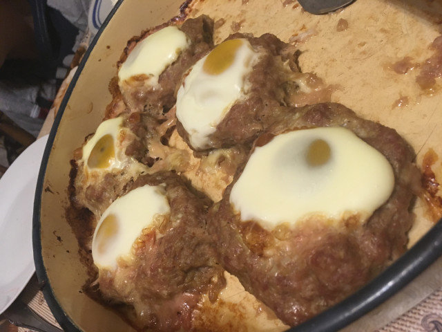 Bird Nests with Minced Meat