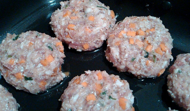 Pork Meatballs with Carrots and Mustard
