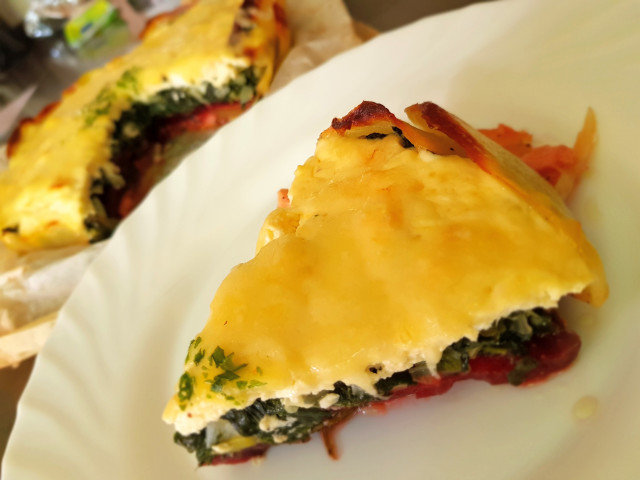 Beetroot, Potato and Spinach Casserole