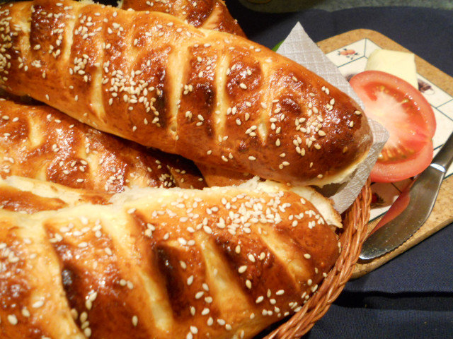 Viennese Hot Dog Bread Buns