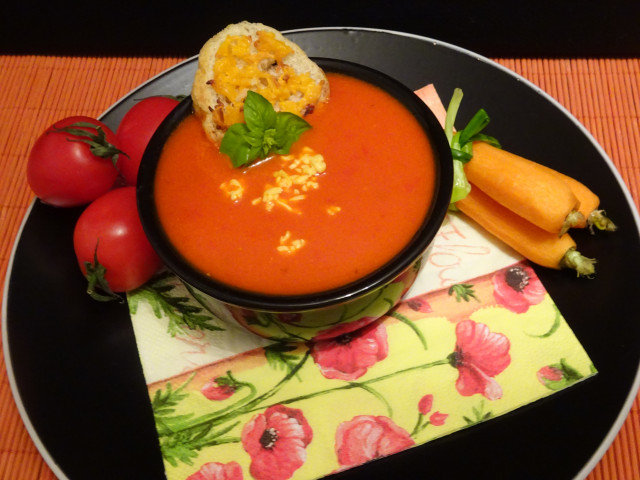 Tomato and Carrot Cream Soup