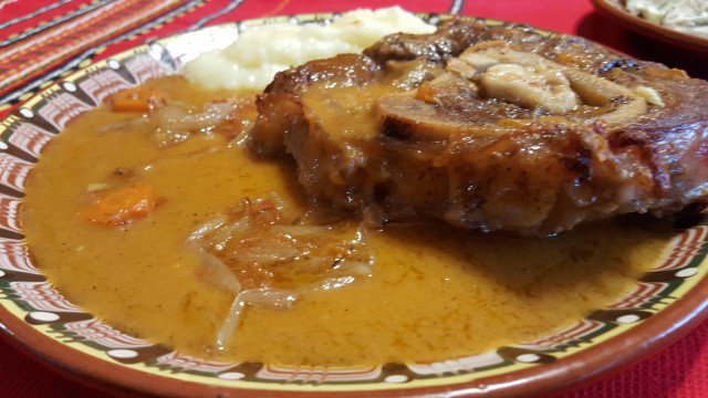 Veal Shank in Sauce