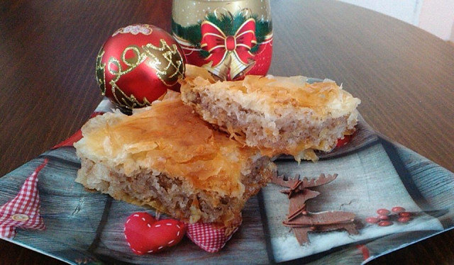 Festive Baklava with Cake Dough