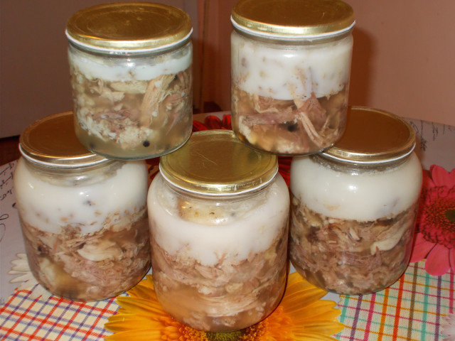 Pork Khash in Jars