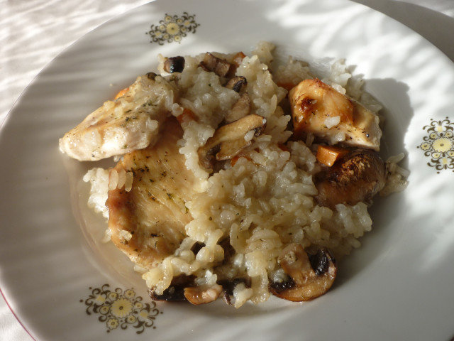 Chicken Fillet with Rice in the Oven