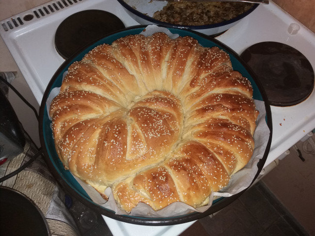 Spiral Loaf with Feta