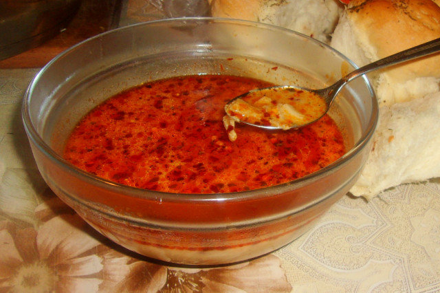 Bulgarian Tripe Soup