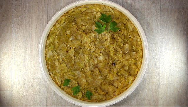 Sauerkraut with Leeks and Rice