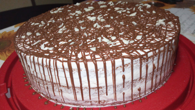 Cake with Mascarpone and Chocolate