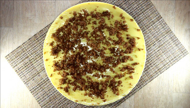 Vanilla Pudding with Crumbs