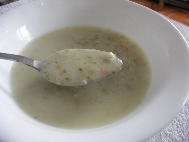 Broccoli and Cheese Cream Soup