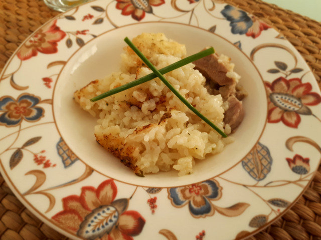Oven-Baked Pork with Rice