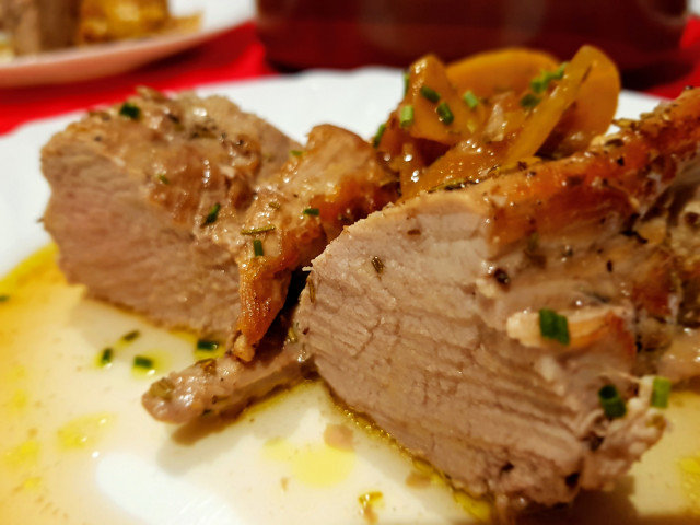 Pork Tenderloin with Caramelized Apples and Onions