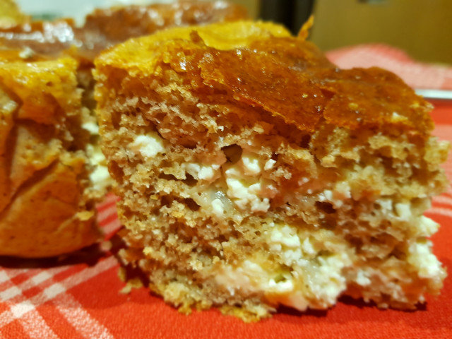 Bulgarian Feta Cheese Bread Loaf with Spelt Flour