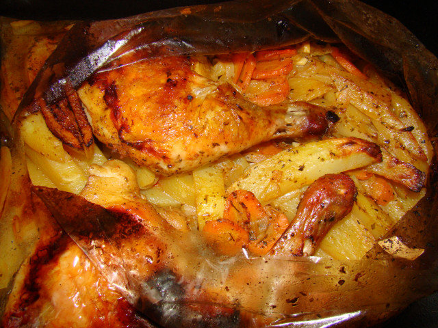 Oven-Cooked Chicken in Marinade